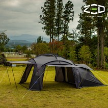 제드 4면개방 대형 돔 쉘터 + 확장형이너스킨 산토리니2+그라운드시트2종 포함 풀세트, 본체+확장이너+쉘터+이너그라운