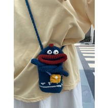 구름 배색 니트 양털 코바늘 손뜨개 가방만들기 위빙백 공예 버킷백 숄더 크로스백