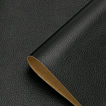 사라사라 다용도 0.5mm 초박형 가죽 스티커 2p, 블랙 25 x 40 cm