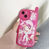 아이폰안테나케이스 귀여운 만화 레트로 안테나 cell phone sailor moon phone case for iphone 11 12 13 pro x xs max xr 실리콘