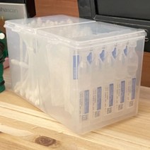 심플 2칸 사무실 인공눈물보관통 면봉케이스 플라스틱