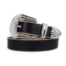 손명오 벨트 양아치 건달 찡 웨스턴 블랙 플레인 럭셔리 크리스탈 버클 블링 스트랩 다이아몬드 박힌 진 cinturones para hombre 정장