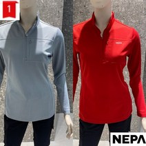 [네파] 22년 F/W 가을최강티셔츠 단풍구경갈때 딱좋아~ 여성 폴라텍 파워드라이 포켓 집업 티셔츠 (2색상 택1) - 7I65400