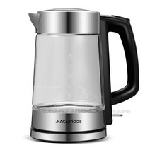 터치식 출산축하선물 1800W 1 7L 전기 주전자 높은 붕소 실리콘 소형 분유포트, silver gray
