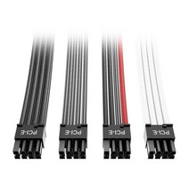 맥스엘리트 시소닉 Direct MOD PCI-E 8(6 2)핀 케이블 (레드&그레이&블랙 0.6m)[공식인증점]
