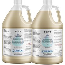 수영장 응집제 스파용 농축수 세정액 무독성 친환경적 안전한(64oz) Cesco Solutions FC-100, 2갤런