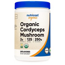 뉴트리코스트 동충하초 버섯 파우더 분말 250g, 1개