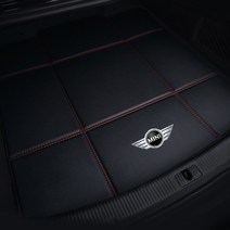 미니쿠퍼 트렁크매트 풀커버 클럽맨 자동차 컨트리맨 바닥매트 F60 F56, 블랙 레드 라인