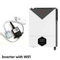 태양광 인버터 온그리드 순수 사인파 4 DC 입력. MPPT 120A 충전. 최대 PV 전력 6500W, 02 Inverter d wifi