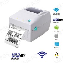 XPRINTER 송장 프린터 택배 라벨기 라벨 출력기 프린터기 xprinter 바코드 열 영수증 바코드 20mm-100mm 자동 스티핑 xp-dt426b460b, USB 와이파이, au 플러그
