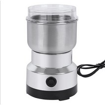 커피그라인더 커피메이커 원두분쇄기150W 전기 커피 그라인더 주방 시리얼 너트 콩 향신료 곡물 기계 다기, 01 WHITE_02 4 blades_01 미국
