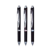 펜텔 에너겔 퍼머넌트 볼펜 0.7mm 교체 문구 사무실 강의 메모 회의 볼펜 펜텔 교환 필수 ballpen mm 공부 퍼머넌트 pentel refill energel 사무 학, 레드