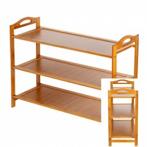 나무선반 3단 선반 DIY 조립 대나무 다용도 원목