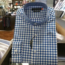 [엘르셔츠]창원뉴코아 시원한 여름용 면아사~~ 차이나 카라 긴팔 슬림셔츠 소량남아있는 상품 #특가#EAGMS73342