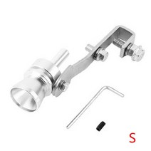 차량 수리 장치 배기 파이프 터보 사운드 휘슬 자동차 머플러 범용 시뮬레이터 1PC