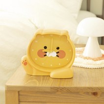 홈앤키즈 카카오프렌즈 춘식이 저소음 무브먼트 탁상시계 알람시계 선물용 단체선물 집들이선물, 춘식이 저소음 탁상시계, 단품