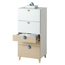 한샘(가구) 한샘 모모로 서랍장 5단 600 원목다리형, 3. 피치콤비(C)