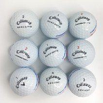 캘러웨이 ERC 화이트 3피스 4피스 A-급 로스트볼 10알 골프 라운딩용 물세척 창고직영 로스트볼 샵