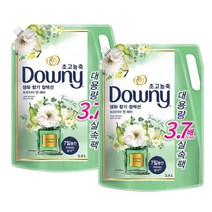 다우니 생화향기 섬유유연제 프리지아 앤 페어 리필 2.6L 2개