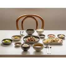 메이 2인/4인/6인 신혼 혼수 그릇 도자기 식기 홈 세트(집들이 선물 한식기 쓰임), 6인 42p, 코코아