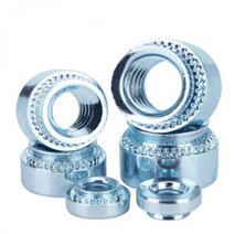 50Pcs m2 m2.5 m3 m4 m5 m6 슬래브 두께 1.4mm 1.0mm 0.8mm 탄소강 리벳 너트 클린칭 인서트 프레스, slab 0point8 mm