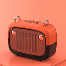 블루투스스피커 Cartoon Subwoofer Outdoor Card Portable Mini Speaker New Private Model Bs32d Wireless Bluet, [03] Orange, 03 Orange