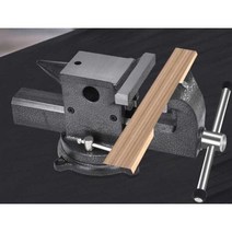 자동차 수리 고정 집업대 테이블 바이스 탁상, 오목 볼록 홈 4인치 올스틸 아메리칸 벤치 바이스