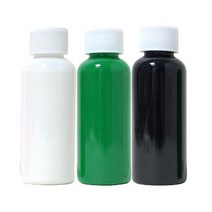 키즈맘아트 푸어링 아트 페인트 D세트 50ml x 3색 (흰색.초록.검정) (오브제 인형 별매), 상세페이지 참조