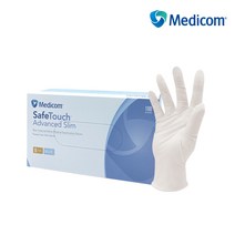메디컴 니트릴글러브 니크릴장갑 의료용 식품용 주방용 1Box=100매 화이트, S