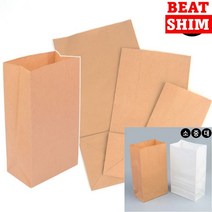 크라프트종이봉투 슈감자봉투 크라프트각대봉투, 소화이트