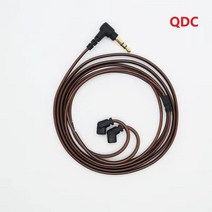3.5mm 헤드폰 업그레이드 교체 케이블 분리형 MMCX IE40PRO IM 2Pin0.78 HD650 QDC IE80 Shure SE215 에 사, 05 QDC, 05 QDC