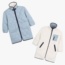 인디고키즈 NC13 플리스 리버서블 롱자켓 IKJP22T01