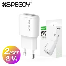 스피디 2.1A USB FLY 2포트 분리형 어댑터 가정용 충전기 케이블미포함, 스피디 2.1A 2포트 분리형 어댑터, 스피디 2.1A 2포트 분리형 어댑터