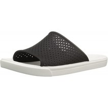 [크롯크스]샤워 샌들 시티 레인 로카 슬라이드 라면 204222남성 Black/White M9(27.0cm)