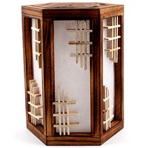 전통 창문살 육각등갓 주점장식 전통소품 등갓 창살 1