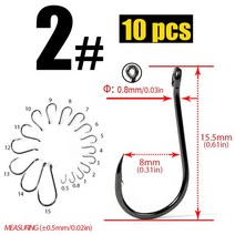 어시스트훅 농어지그헤드 갈치루어채비가마카츠 LS-9937 후크 낚시 장비 액세서리 바다 오징어 서클 어시, 06 2, 1개