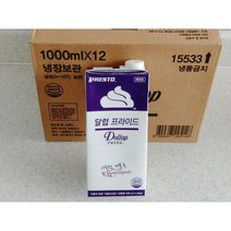 달럽프라이드 식물성 휘핑크림1L X 12입 멀티팩 박스, 1L