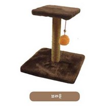 집사선물 애묘용품 1단 미니 소형 캣타워 집추천 다묘가정, 1개, 호피무늬