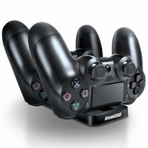 DreamGEAR DGPS4-6432 PS4 듀얼 파워 도크 블랙