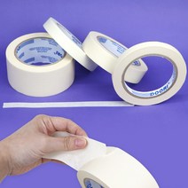 백색 마스킹테이프 낱개1개 두리교역 종이테이프, 50mmX40M