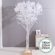 실내인테리어 인조나무 123종 / 플트 조화나무 C, C19.라인-화이트자작나무 190cmK/코너형, 1개