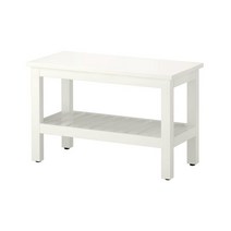 이케아 HEMNES 헴네스 벤치 304.842.99, 화이트_304.842.99