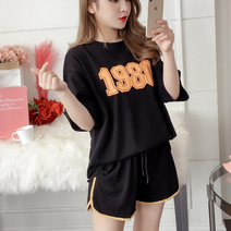 동자언니 bebedi 여성용 퓨르 반팔 트레이닝복 세트