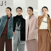 [런칭가598000원]JBY 21Winter 유럽산 램스킨 리버시블 무스탕 코트