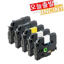 브라더 PT-P300BT PT-D600 PT-P700 PT-P900W PT-D200 라벨지 라벨테이프 라벨프린터기 호환, 흰색바탕/검정글자 (TZe-221), 9mm