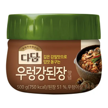 [CJ제일제당] 다담양념 골라담기, (다담) 다담 우렁강된장 500g, x 1개, 05. 다담쇠고기우렁강된장 500G, 500g