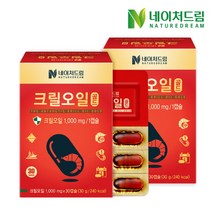 네이처드림 크릴오일 골드 1000mg, 30개입, 2박스