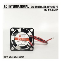 저소음쿨링팬 BOQ DC팬 25mm DC5V 0.2A 쿨링팬 냉각팬