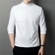 남자 겨울 발열 COODRONY 브랜드 퓨어 컬러 모의 넥 스웨터 남성 의류 가을 겨울용 부드럽고 따뜻한 드론 벨벳 원단 니트웨어 풀오버 Z1100