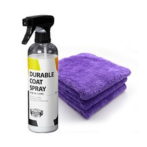 오토그루밍 듀라블코트 유리막코팅제 물왁스 광택제 코팅제 500ml+무봉제 버핑타월